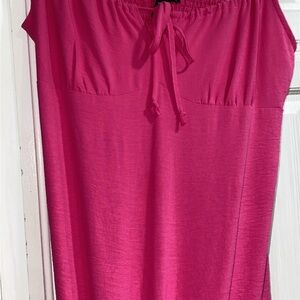 Bright Fushia Pink Sleeveless Dress